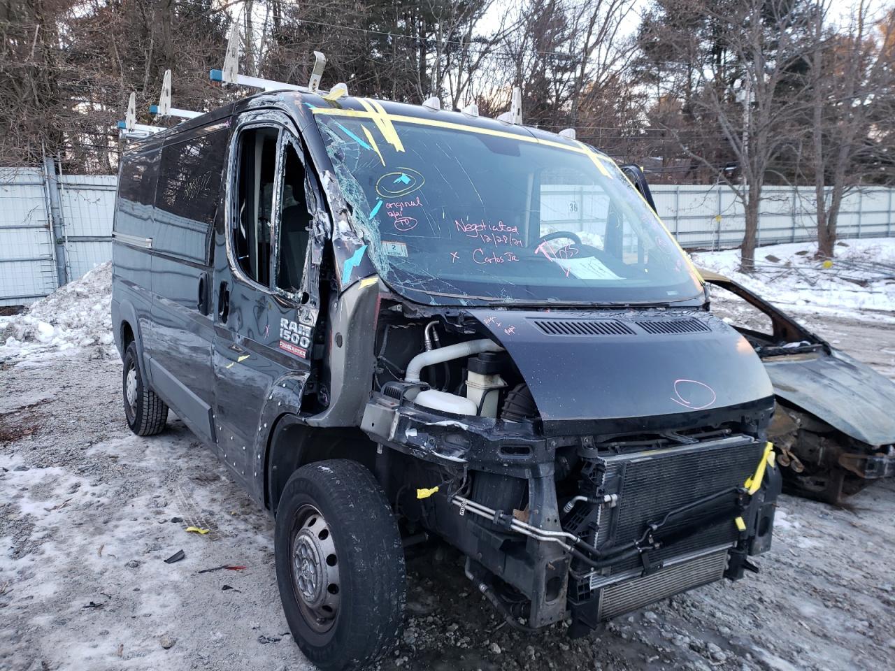 RAM PROMASTER 2016 with VIN 3C6TRVAG4GE101689 - Photo from auction