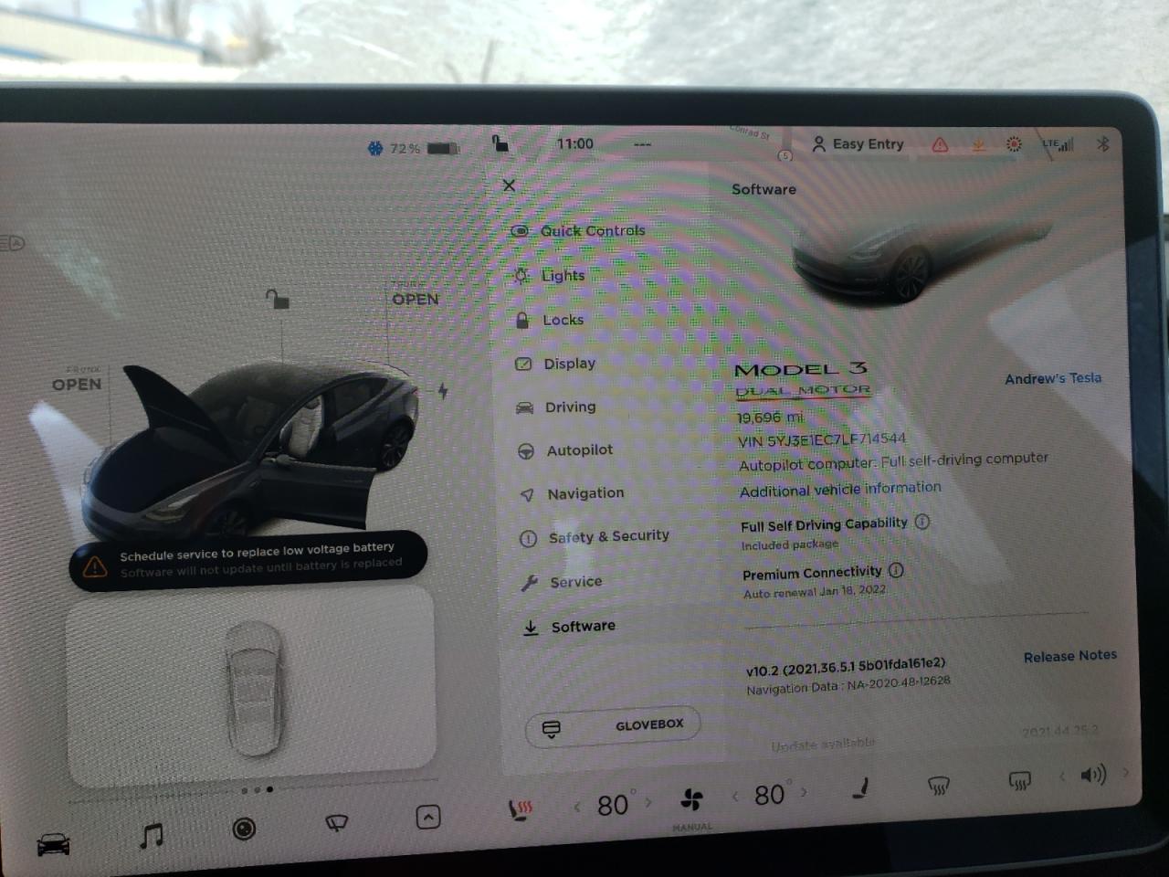 Photo 8 from auction – 2020 TESLA MODEL 3 with VIN 5YJ3E1EC7LF714544