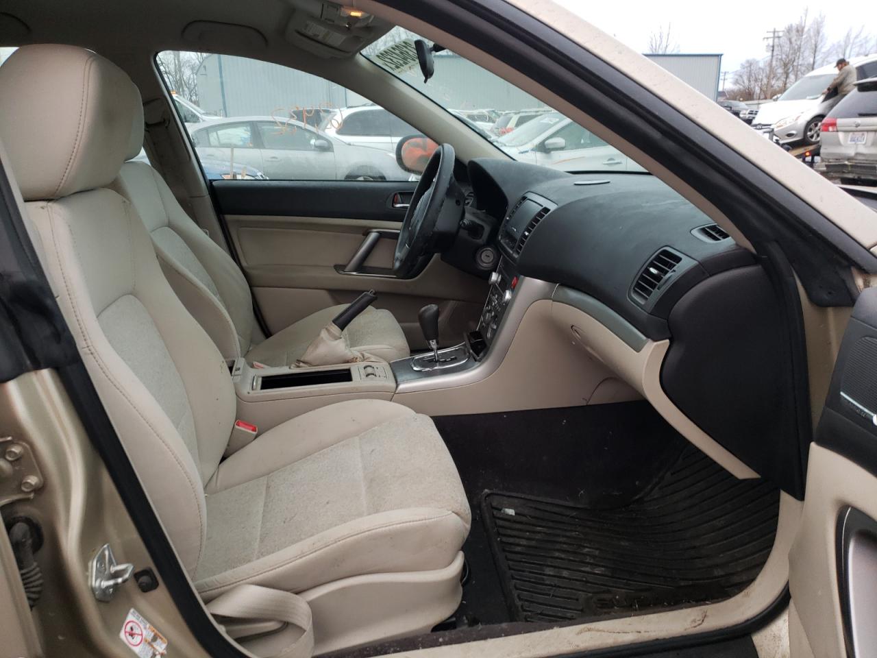 Photo 5 from auction – 2009 SUBARU OUTBACK 2. with VIN 4S4BP61C997310308