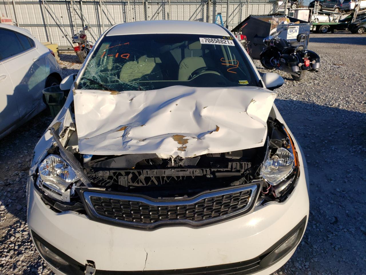 Photo 7 from auction – 2013 KIA RIO EX with VIN KNADN4A3XD6226520