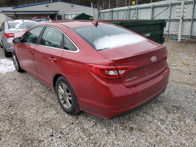 Photo 3 from auction – 2017 HYUNDAI SONATA SE with VIN 5NPE24AF2HH515302