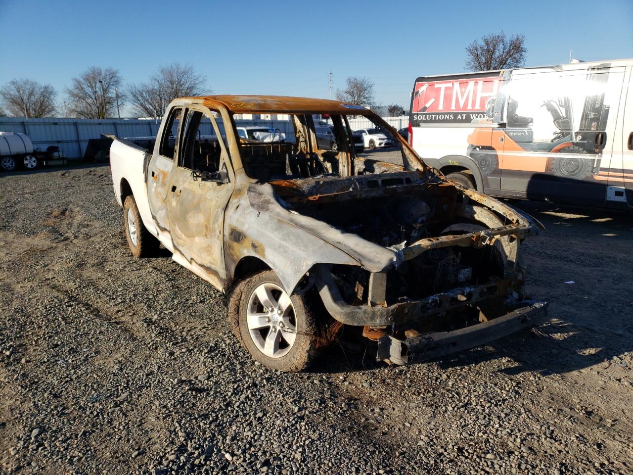 RAM 1500 ST 2018 with VIN 1C6RR7FG7JS193884 - Photo from auction