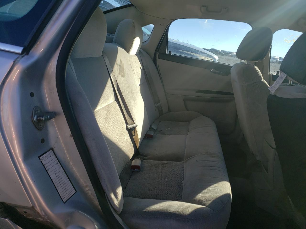 Photo 6 from auction – 2012 CHEVROLET IMPALA LS with VIN 2G1WF5E32C1237809