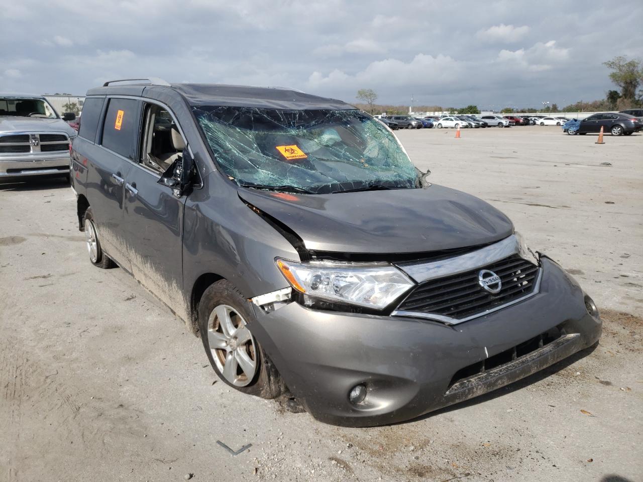 NISSAN QUEST S 2016 with VIN JN8AE2KP4G9156855 - Photo from auction