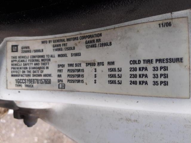 Photo 10 from auction – 2007 CHEVROLET COLORADO with VIN 1GCCS19E078157650