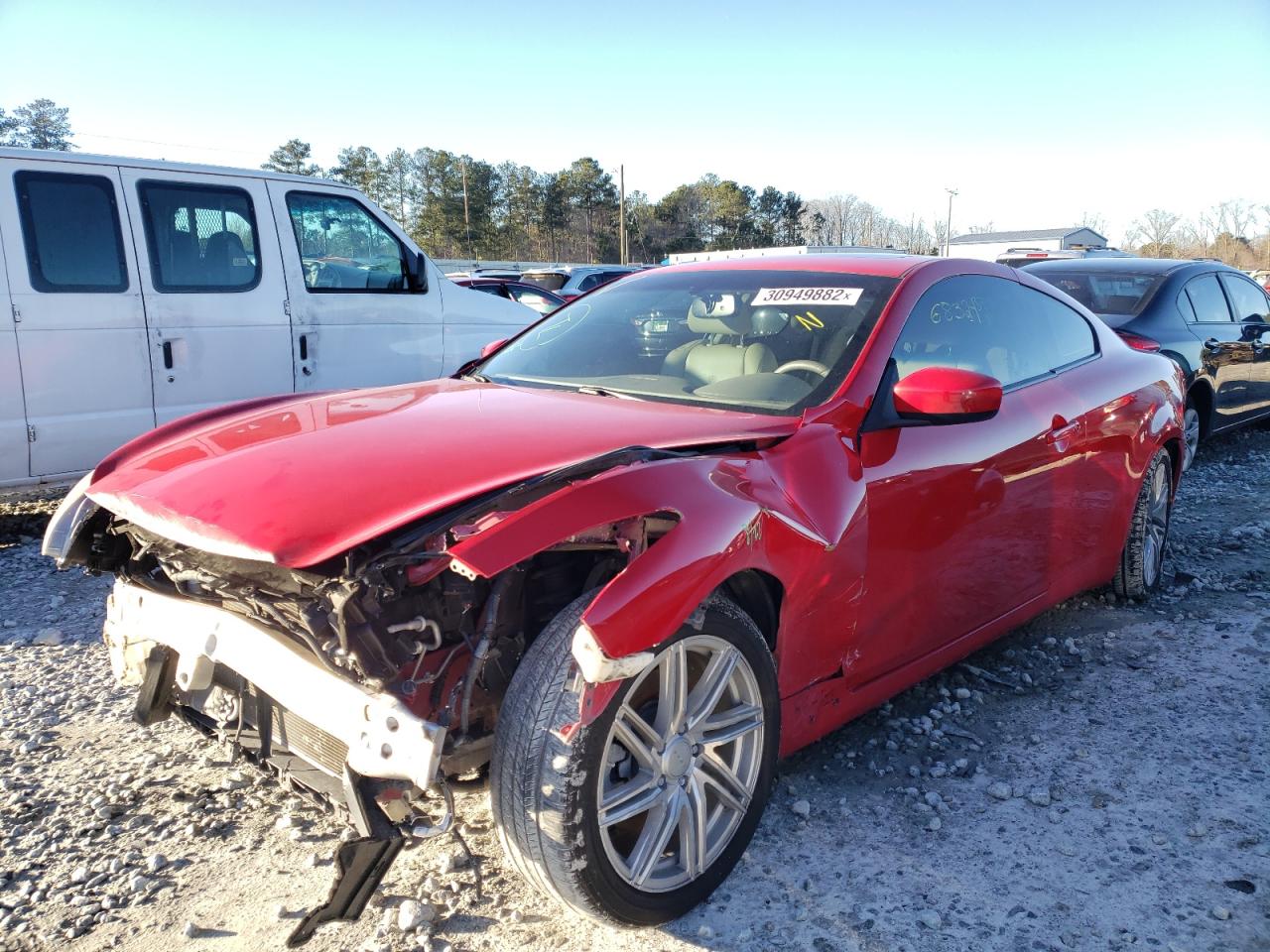 Photo 2 from auction – 2008 INFINITI G37 BASE with VIN JNKCV64E28M123650