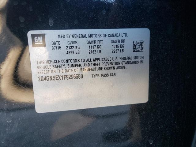 Photo 10 from auction – 2015 BUICK REGAL PREM with VIN 2G4GN5EX1F9296580