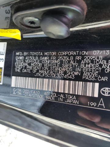 Photo 10 from auction – 2014 TOYOTA SCION TC with VIN JTKJF5C70E3074543