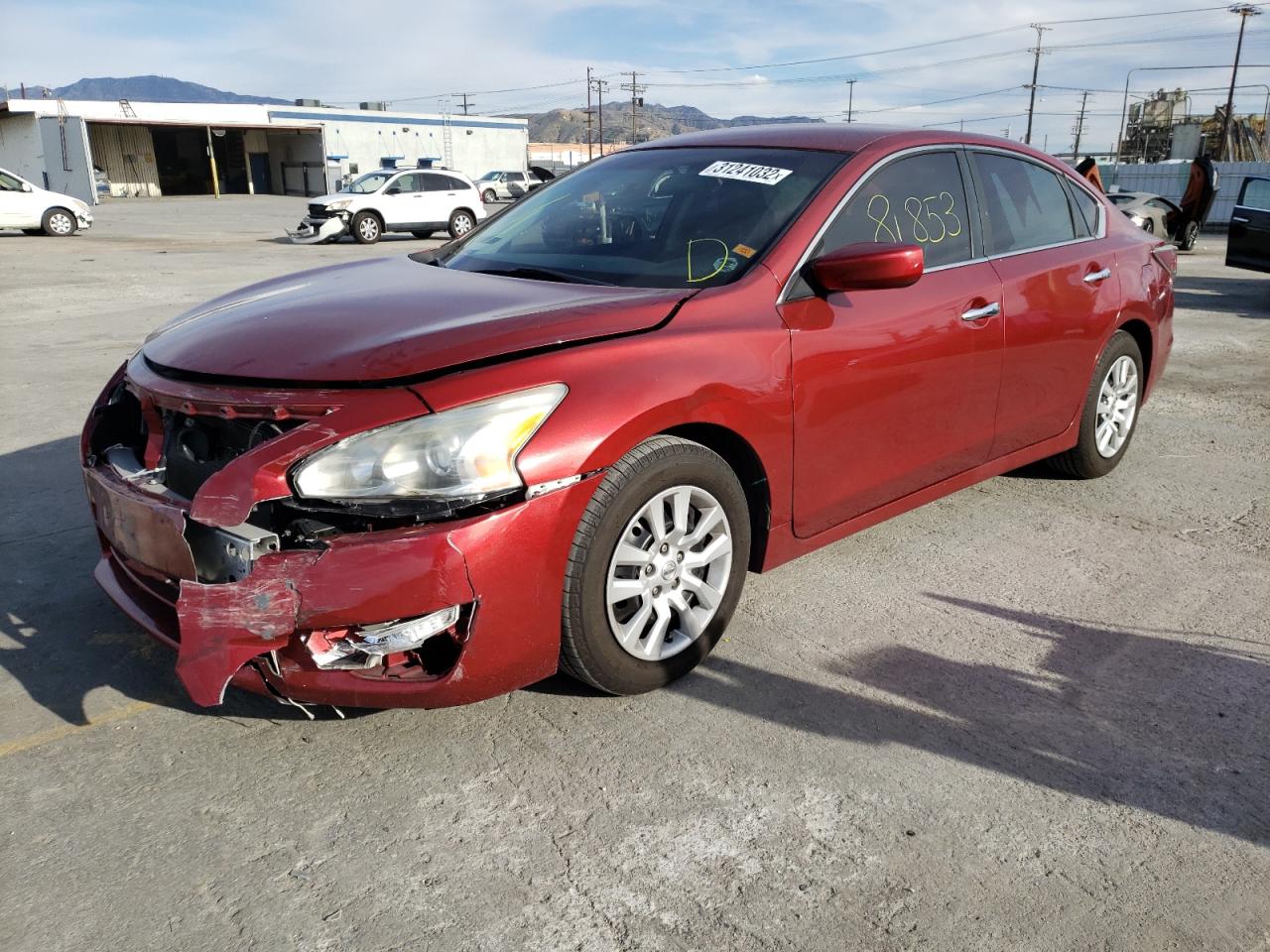 Photo 2 from auction – 2015 NISSAN ALTIMA 2.5 with VIN 1N4AL3AP2FN405139