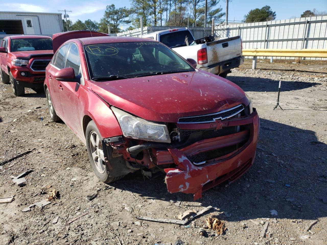 CHEVROLET CRUZE LT 2014 with VIN 1G1PC5SB3E7396272 - Photo from auction