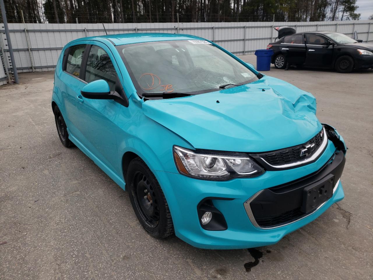 CHEVROLET SONIC LT 2020 with VIN 1G1JD6SB5L4101907 - Photo from auction