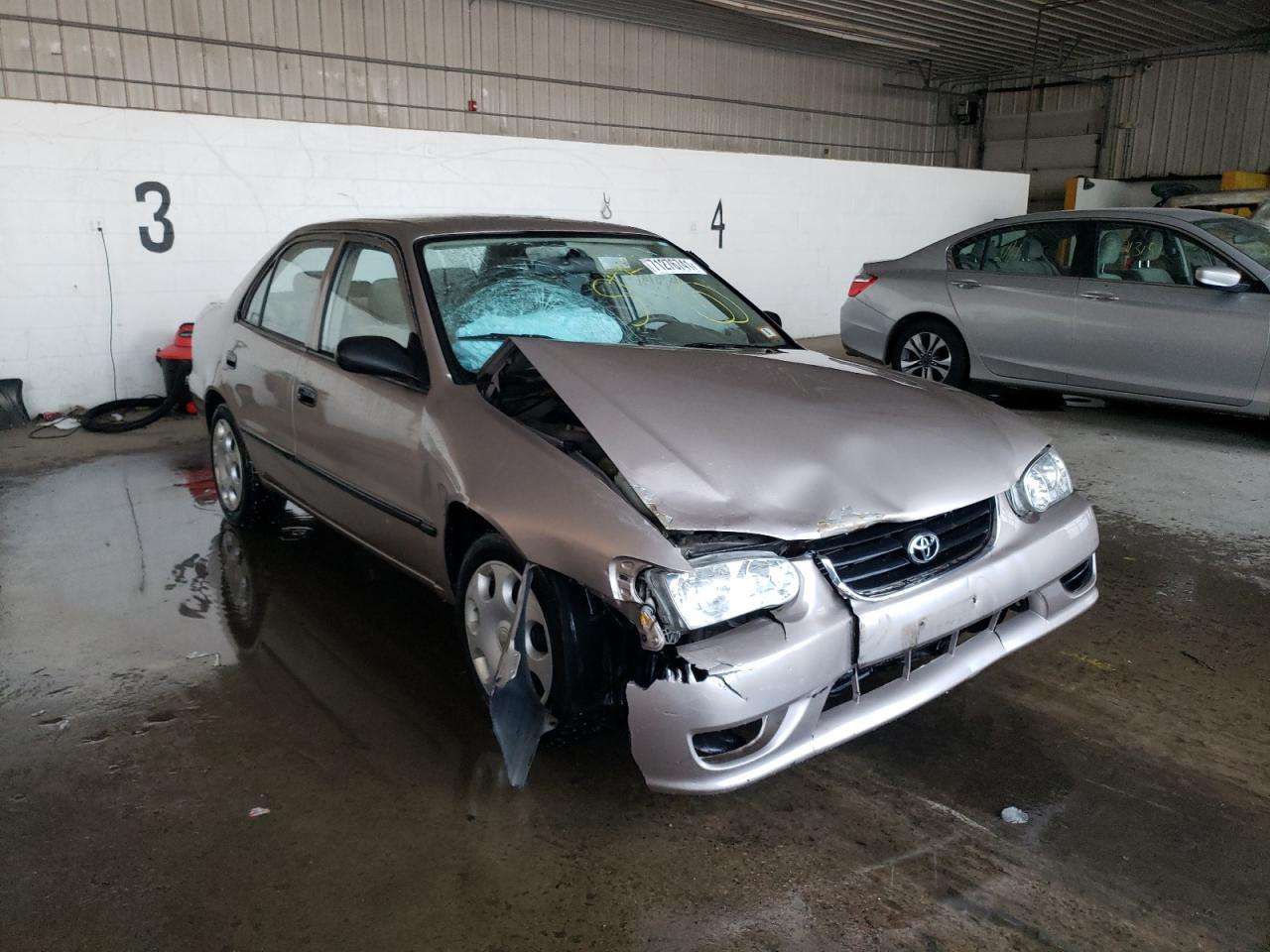 TOYOTA COROLLA CE 2002 with VIN 1NXBR12E52Z648115 - Photo from auction