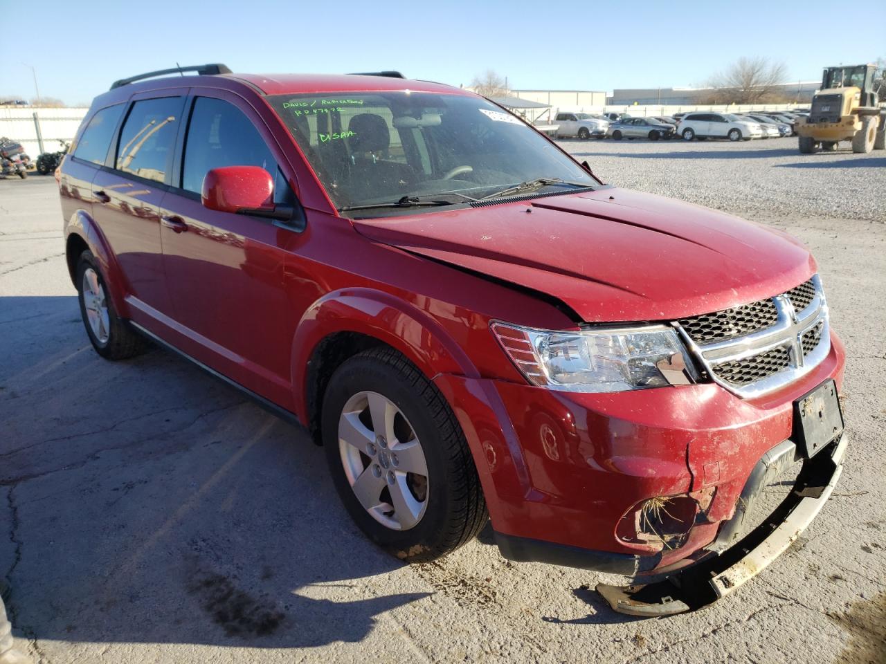 DODGE JOURNEY SX 2012 with VIN 3C4PDCBB4CT353948 - Photo from auction