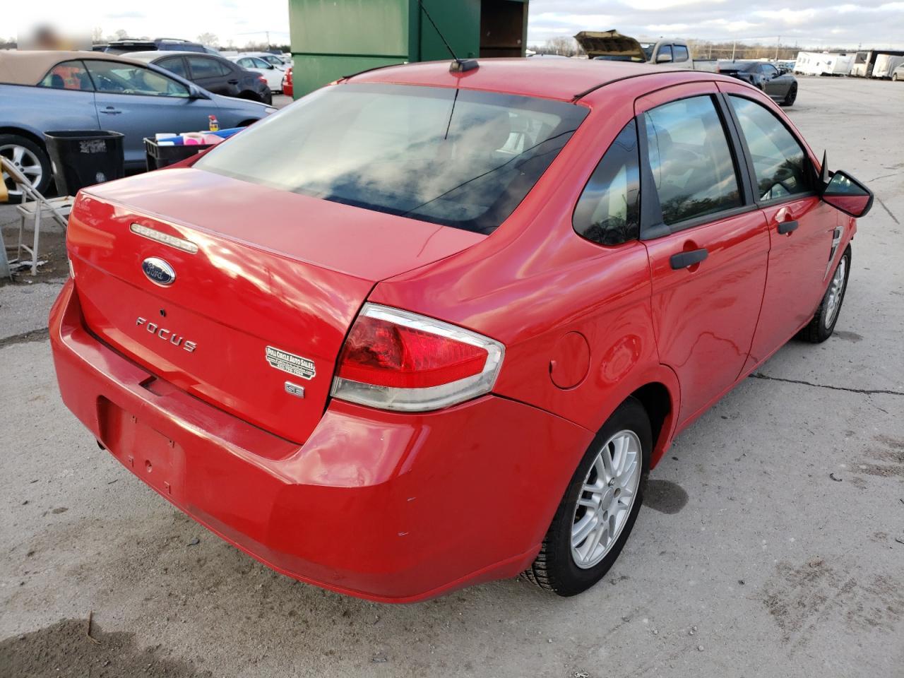 Photo 4 from auction – 2008 FORD FOCUS with VIN 1FAHP35N88W106814