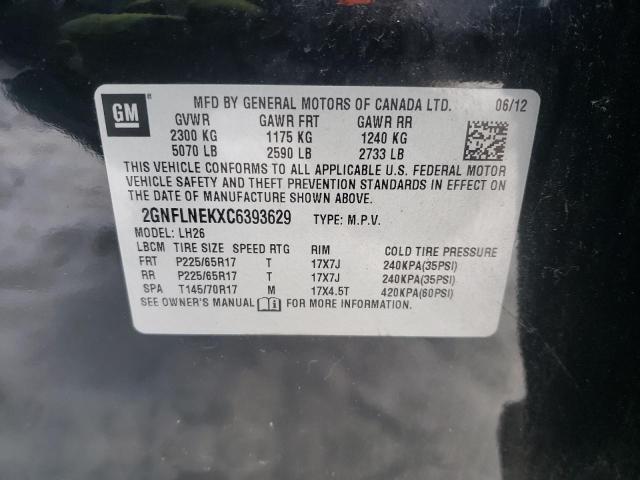 Photo 10 from auction – 2012 CHEVROLET EQUINOX LT with VIN 2GNFLNEKXC6393629