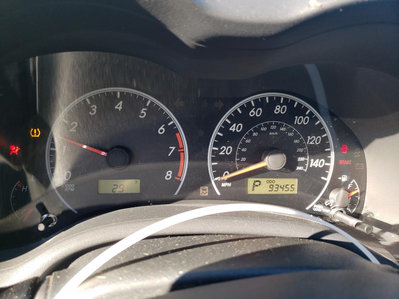 Photo 8 from auction – 2011 TOYOTA COROLLA BA with VIN 2T1BU4EE9BC715103