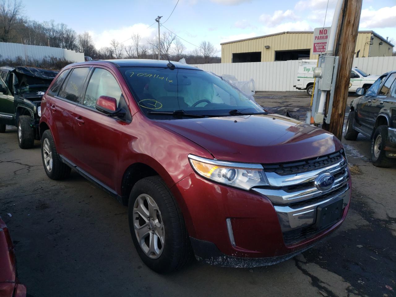 FORD EDGE SEL 2013 with VIN 2FMDK4JC8DBA05975 - Photo from auction