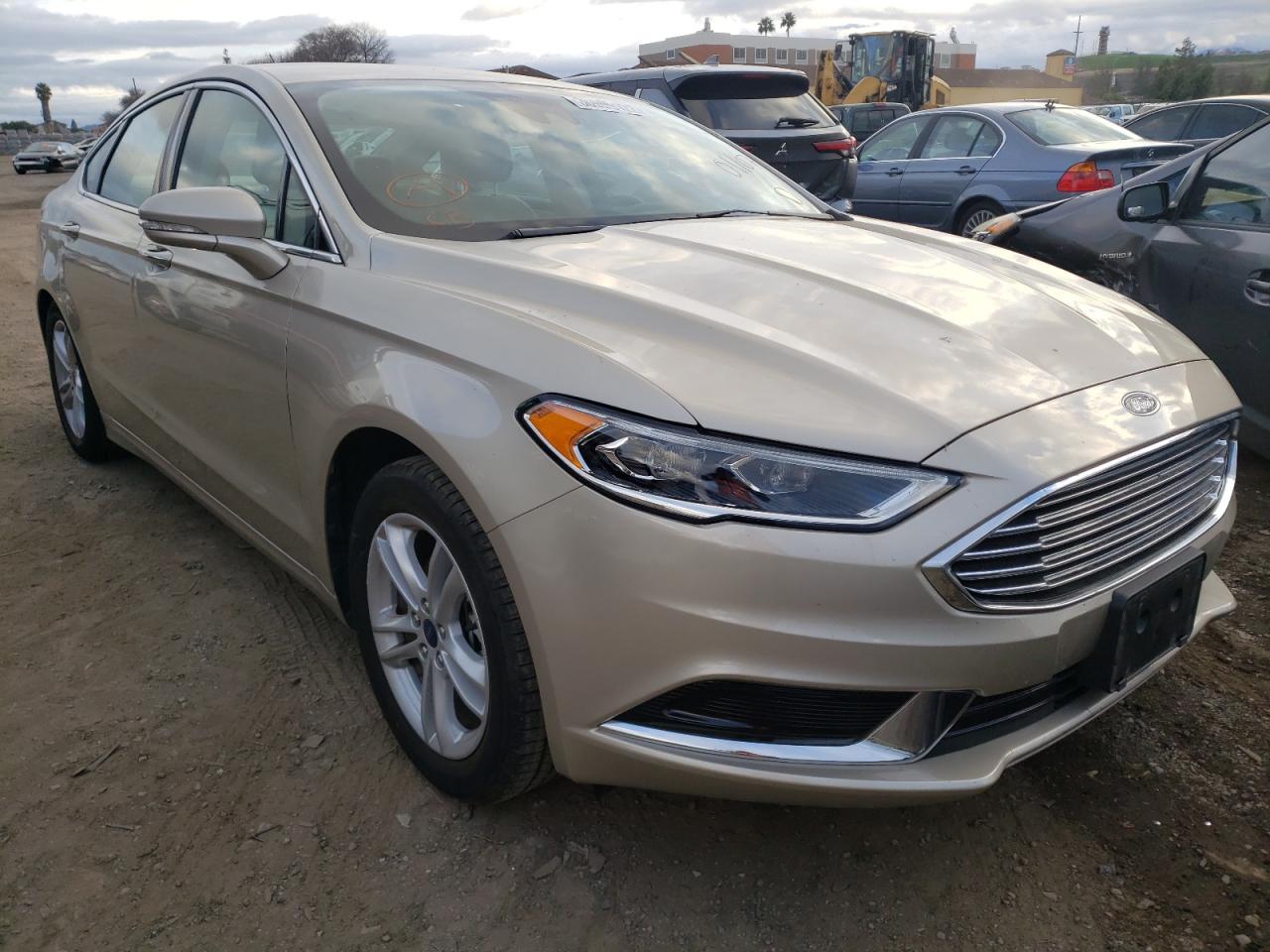 Photo 1 from auction – 2018 FORD FUSION SE with VIN 3FA6P0HD5JR115777