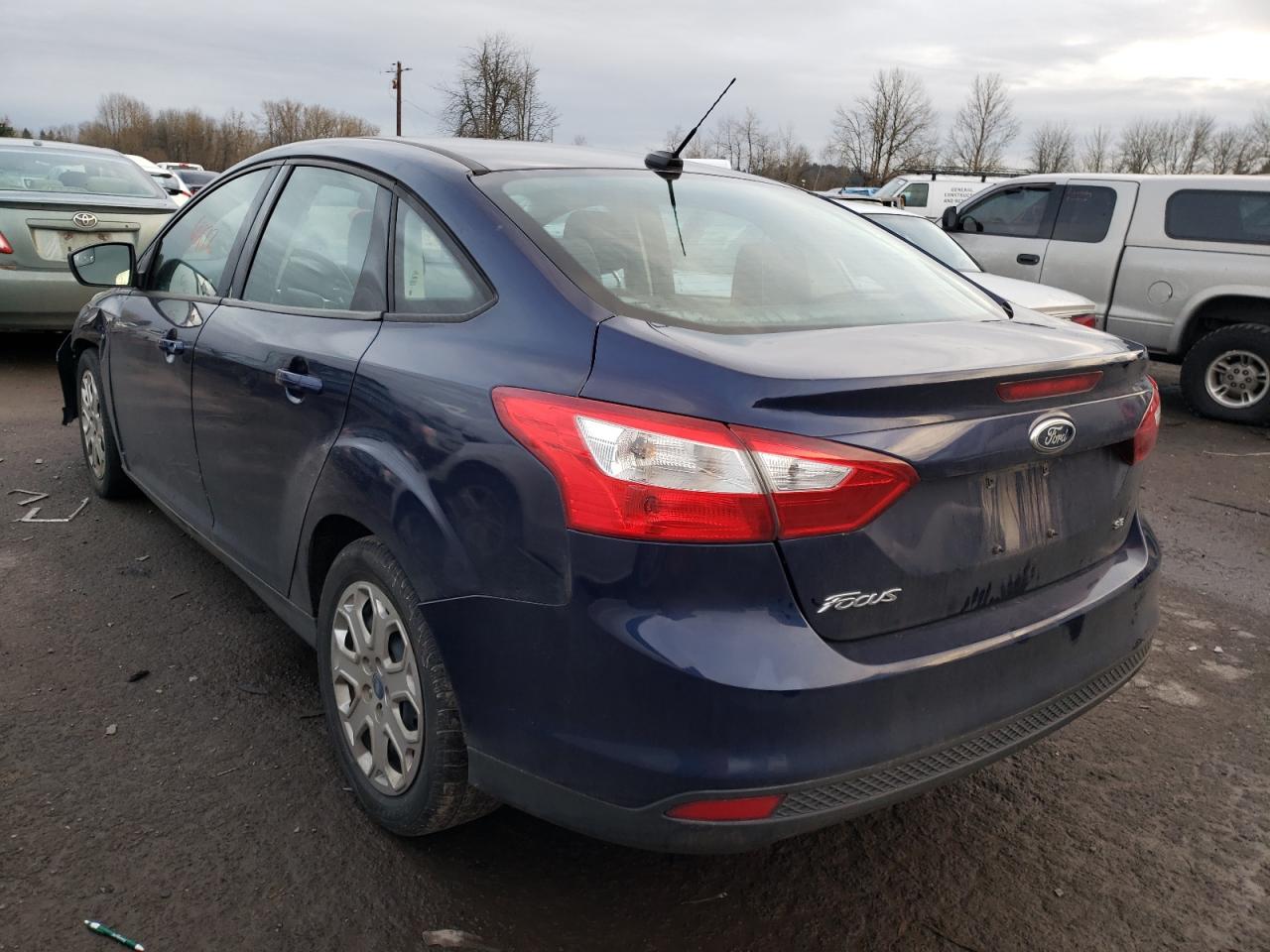 Photo 3 from auction – 2012 FORD FOCUS SE with VIN 1FAHP3F27CL145523