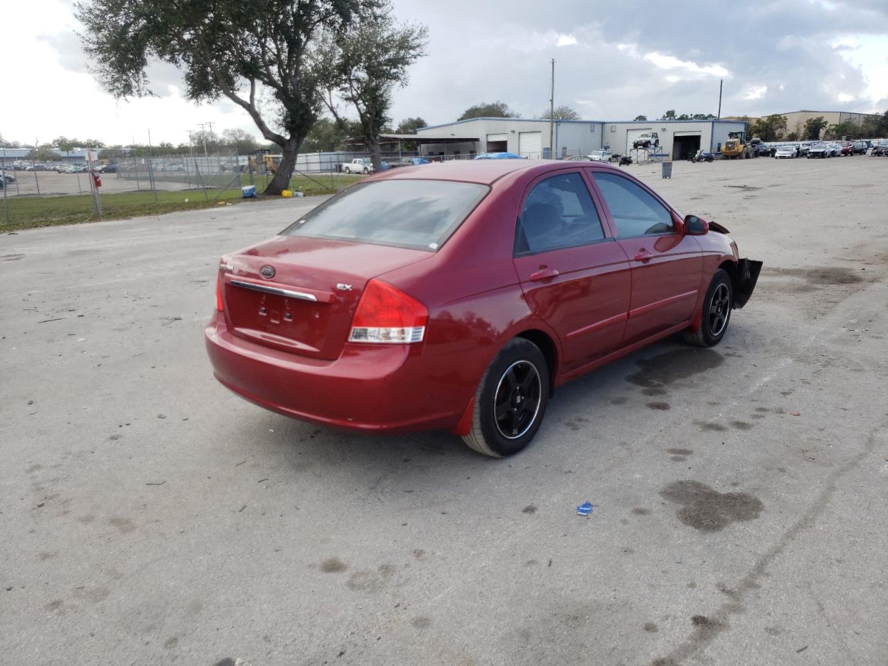 Photo 4 from auction – 2009 KIA SPECTRA EX with VIN KNAFE221195653219