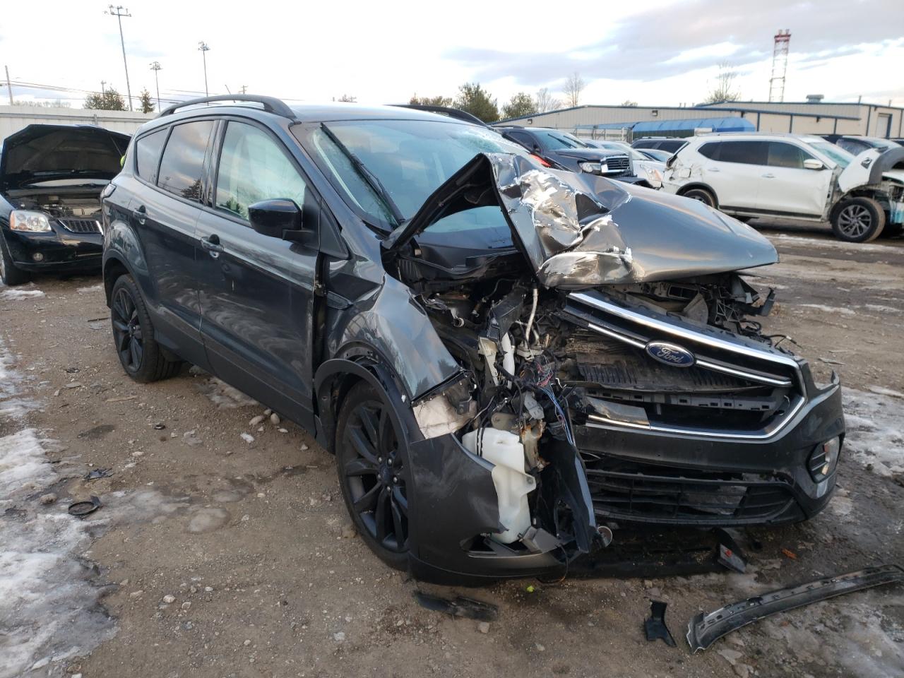 FORD ESCAPE SE 2017 with VIN 1FMCU9GD8HUD50412 - Photo from auction