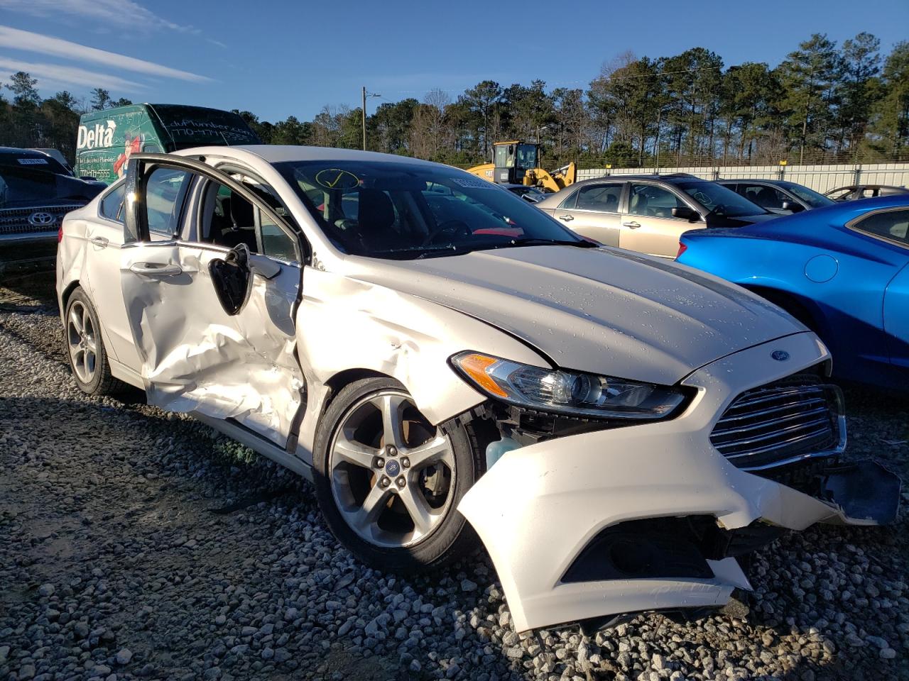 FORD FUSION SE 2014 with VIN 3FA6P0HD1ER396000 - Photo from auction
