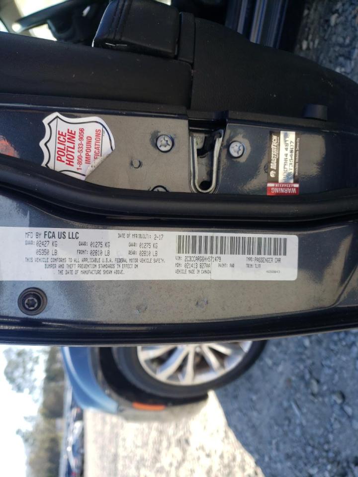 Photo 10 from auction – 2017 CHRYSLER 300 LIMITE with VIN 2C3CCARG6HH571479