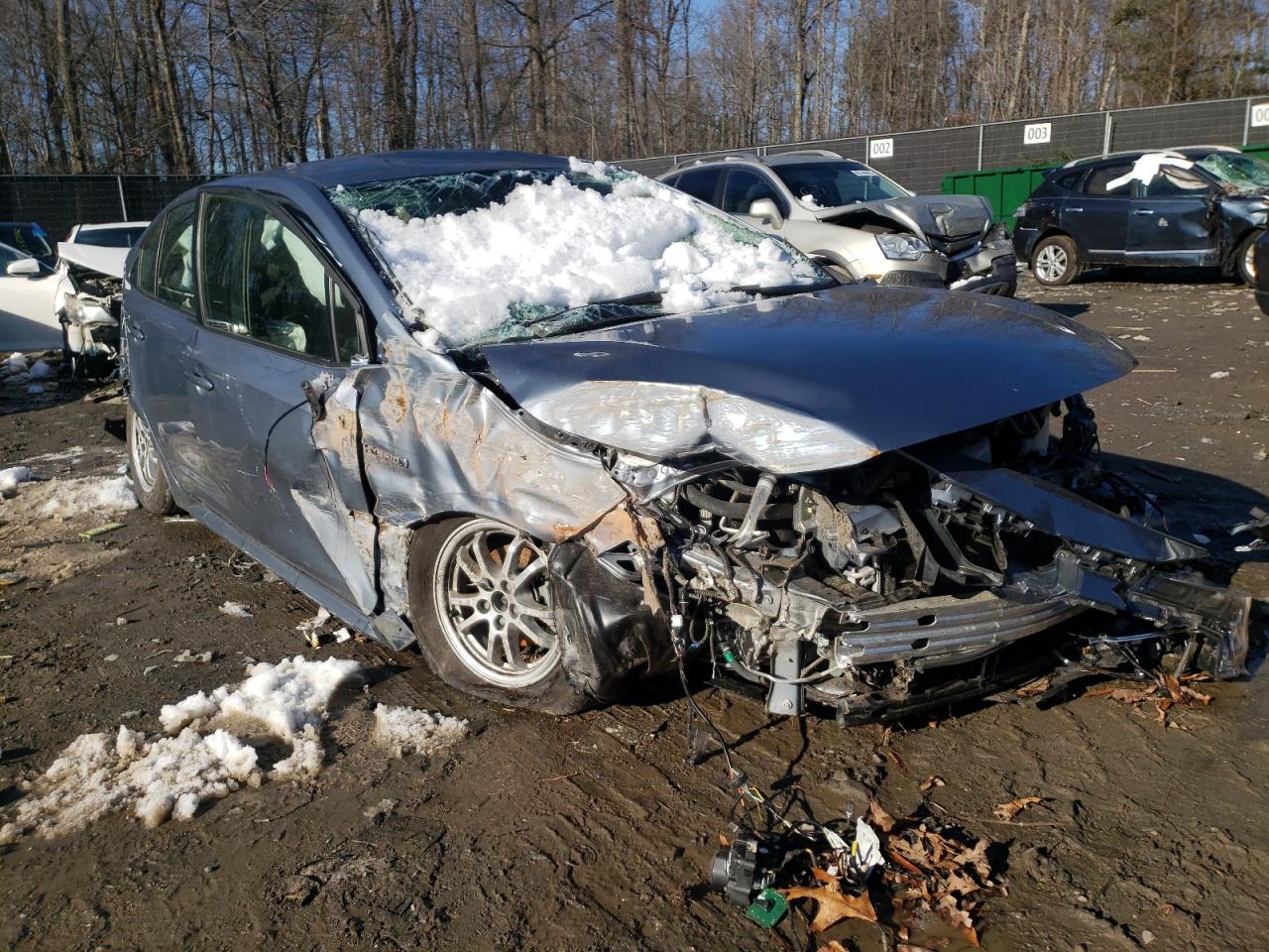 Photo 9 from auction – 2021 TOYOTA COROLLA LE with VIN JTDEAMDE6MJ018261