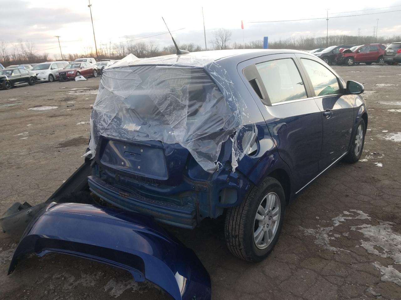Photo 4 from auction – 2014 CHEVROLET SONIC LT with VIN 1G1JC6SH0E4107737