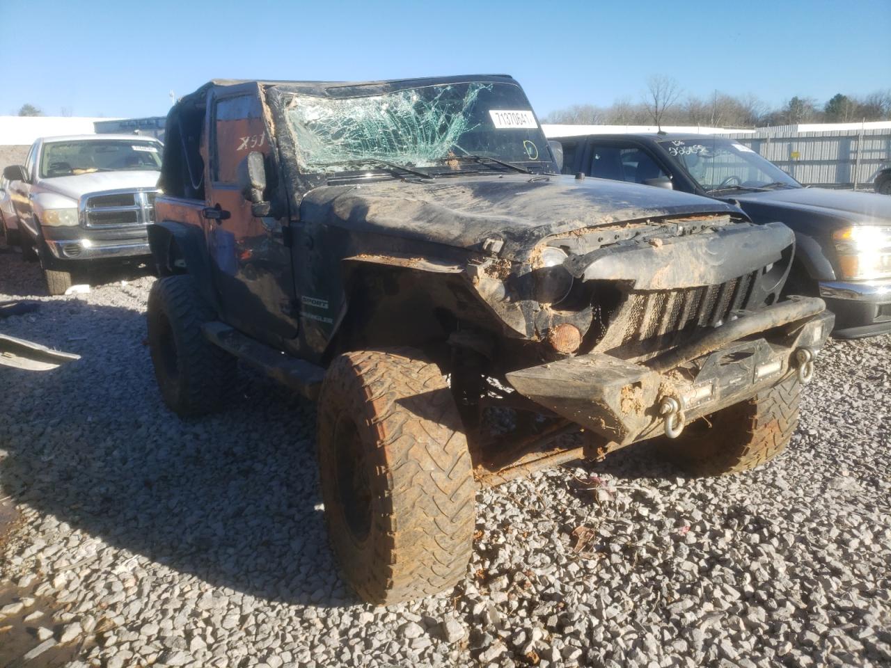 JEEP WRANGLER S 2010 with VIN 1J4AA2D13AL139971 - Photo from auction
