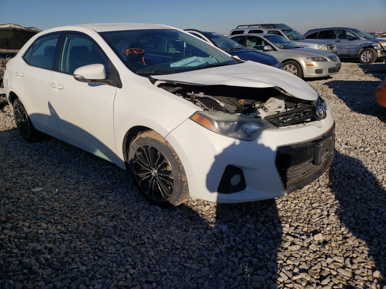TOYOTA COROLLA L 2015 with VIN 5YFBURHE2FP249819 - Photo from auction