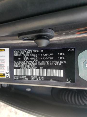 Photo 10 from auction – 2021 TOYOTA 4RUNNER SR with VIN JTEFU5JR8M5230009