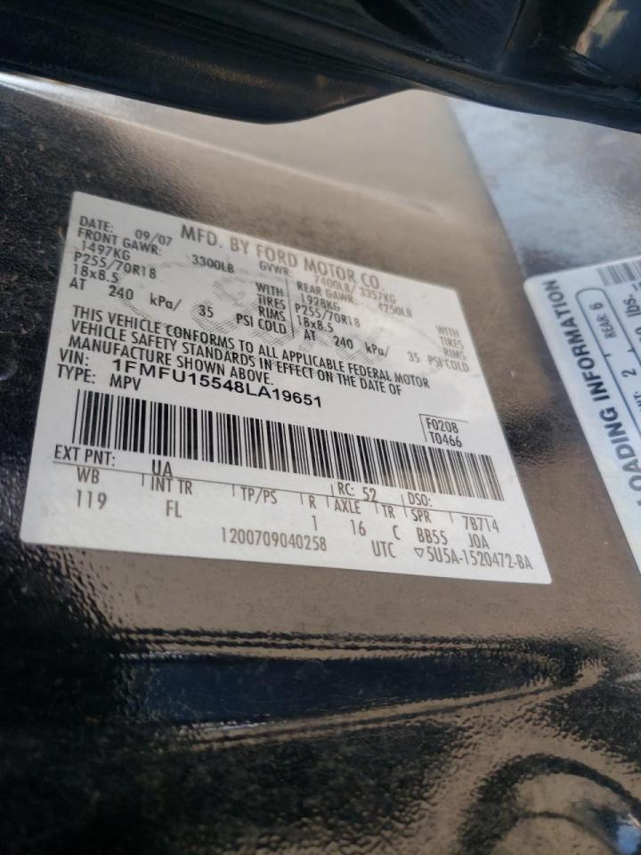 Photo 10 from auction – 2008 FORD EXPEDITION with VIN 1FMFU15548LA19651