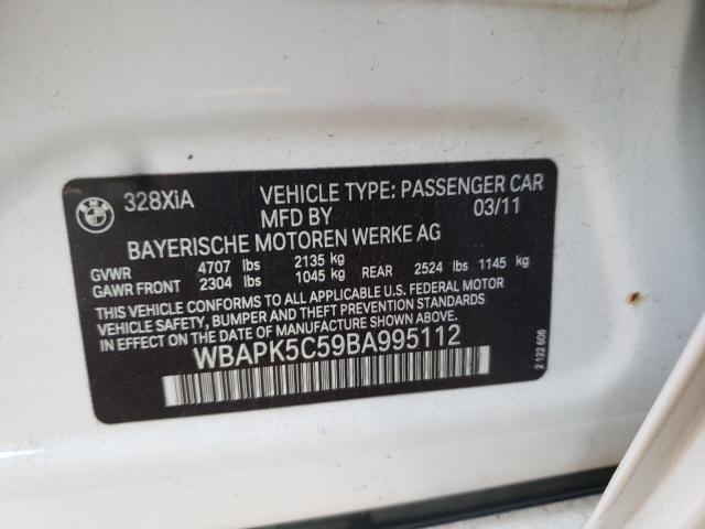 Photo 10 from auction – 2011 BMW 328 XI SUL with VIN WBAPK5C59BA995112