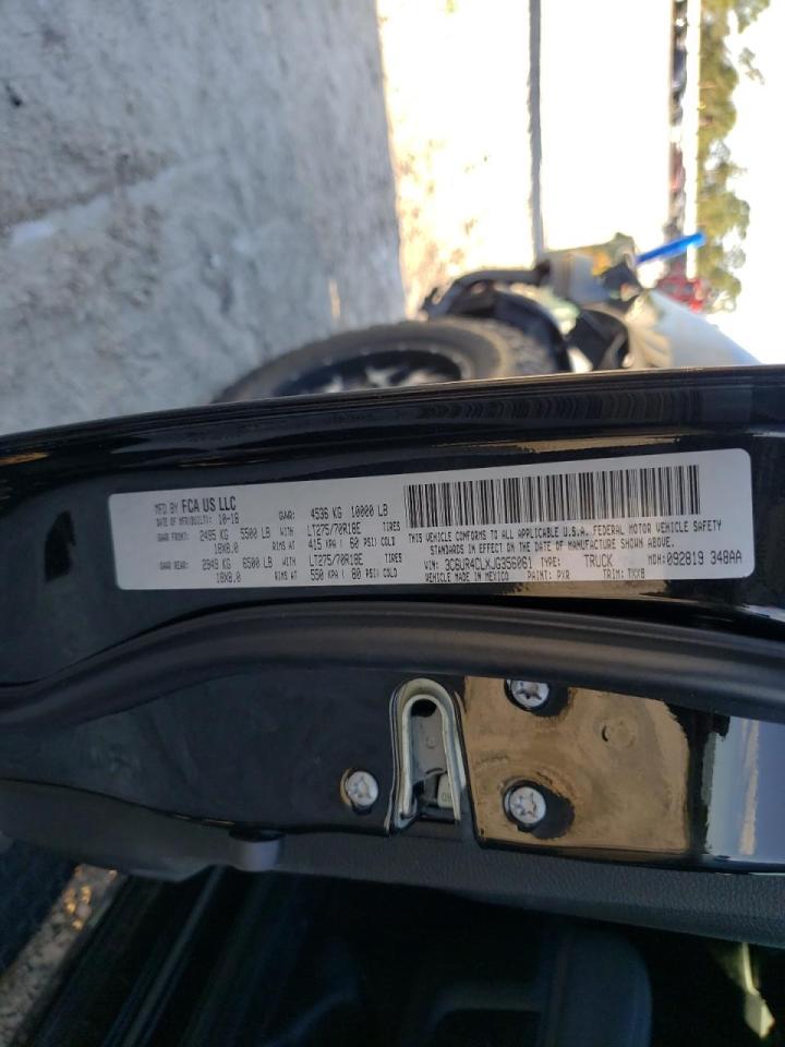 Photo 10 from auction – 2018 RAM 2500 ST with VIN 3C6UR4CLXJG356061