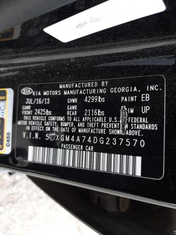 Photo 10 from auction – 2013 KIA OPTIMA LX with VIN 5XXGM4A74DG237570