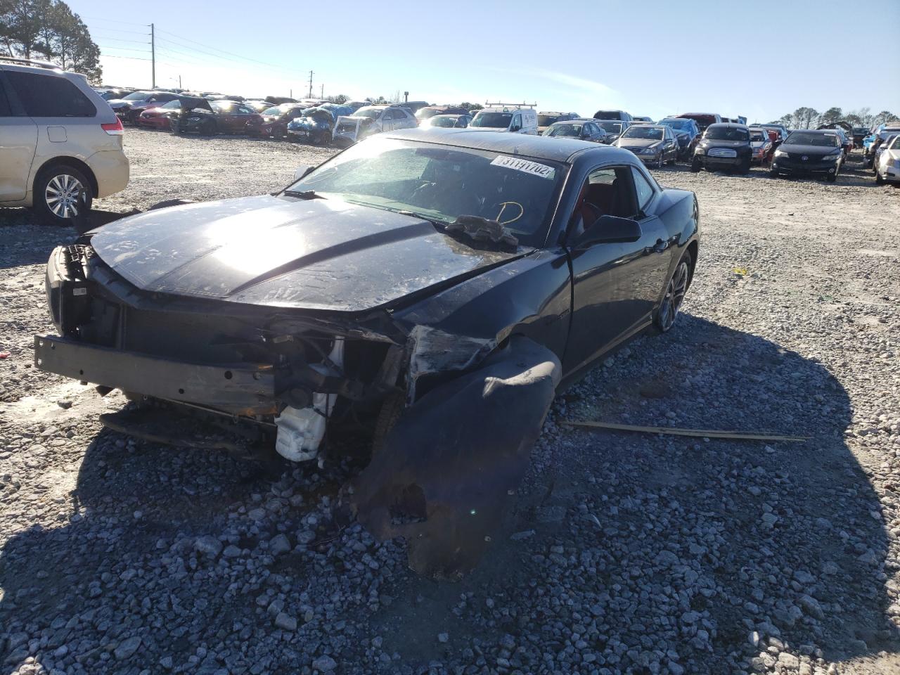 Photo 2 from auction – 2015 CHEVROLET CAMARO LT with VIN 2G1FD1E32F9238432