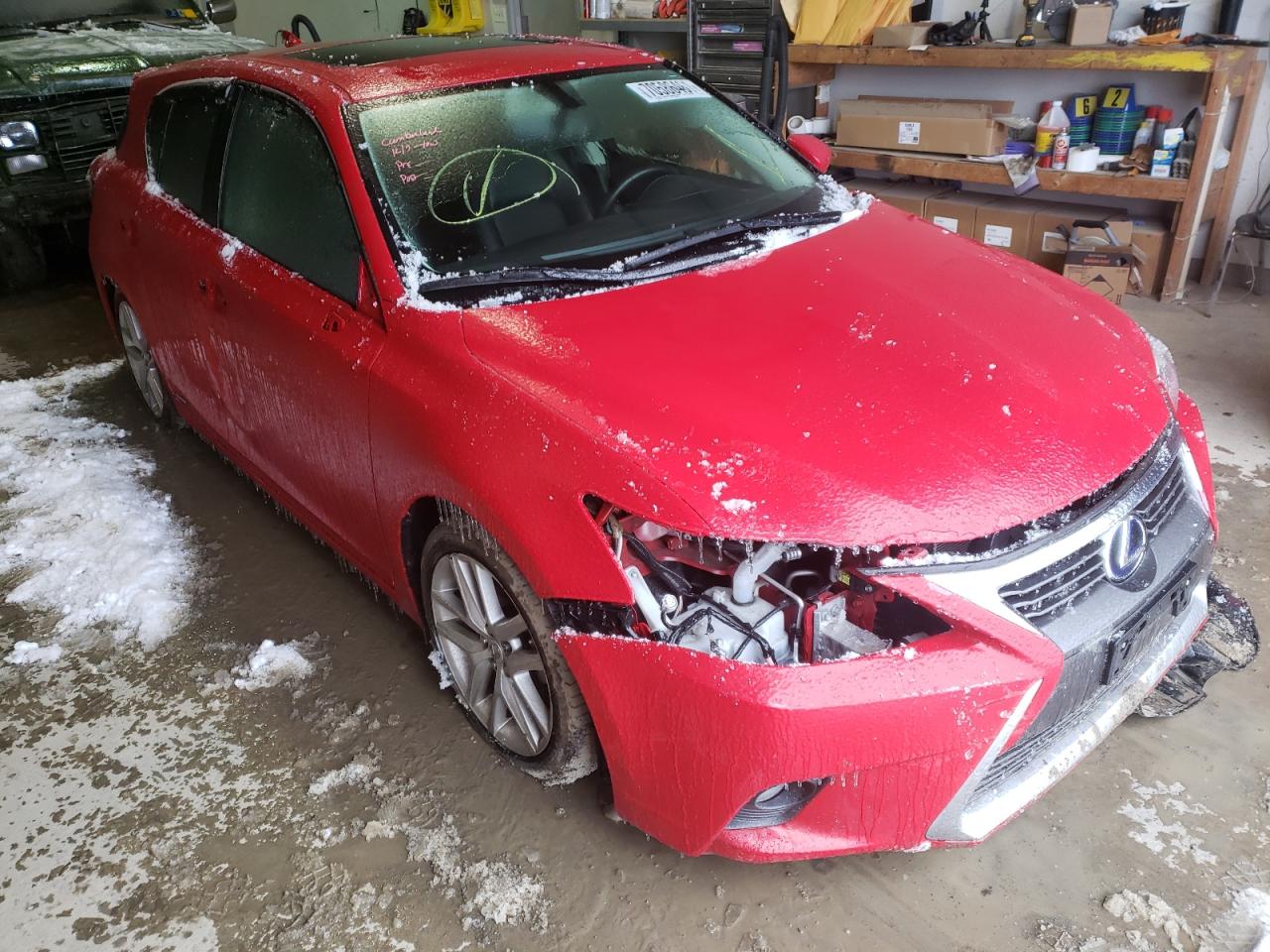 LEXUS CT 200 2015 with VIN JTHKD5BH8F2226408 - Photo from auction