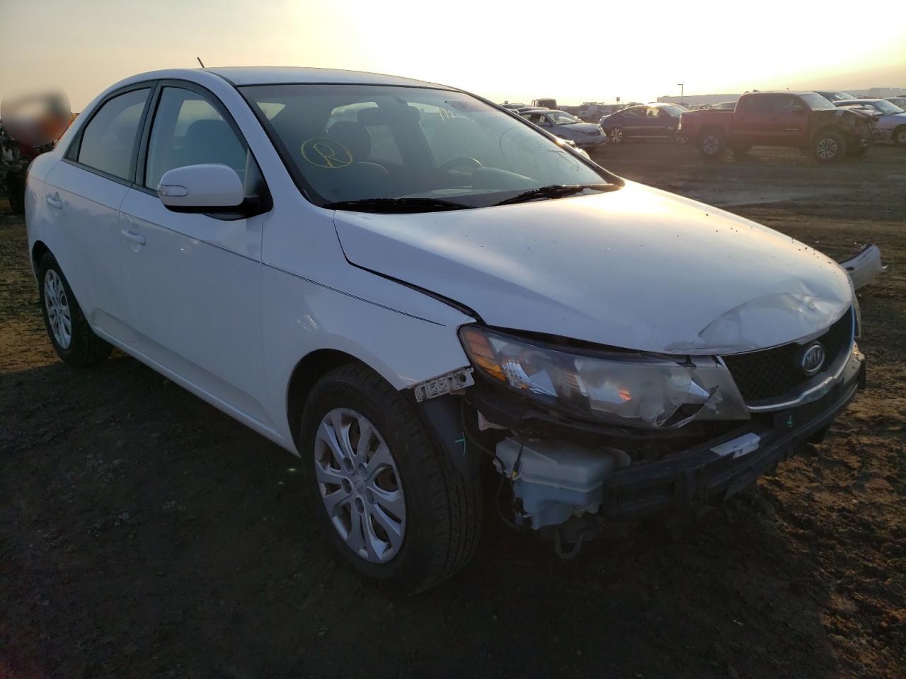 KIA FORTE EX 2010 with VIN KNAFU4A25A5850620 - Photo from auction
