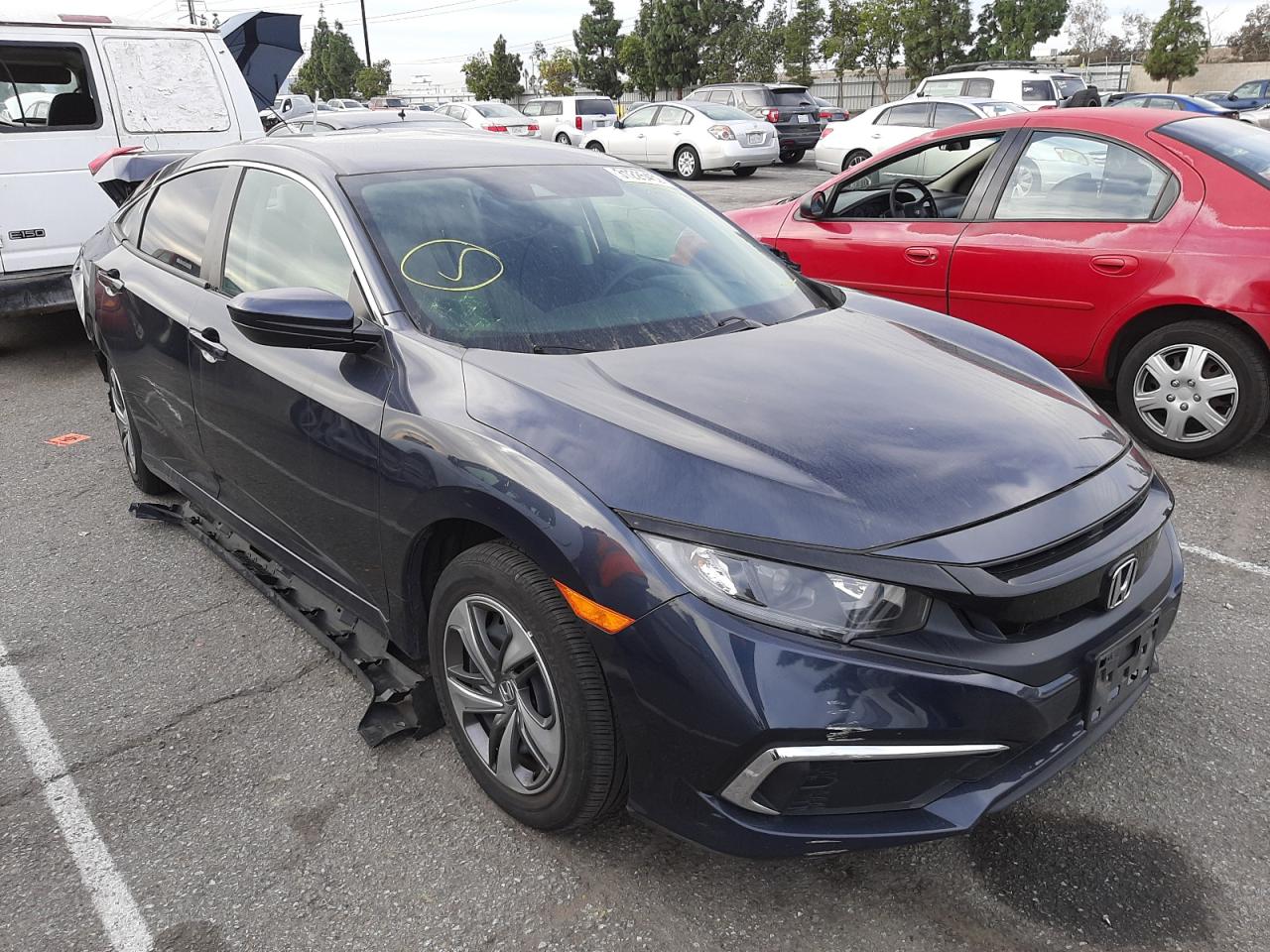 HONDA CIVIC LX 2019 with VIN 2HGFC2F66KH503590 - Photo from auction