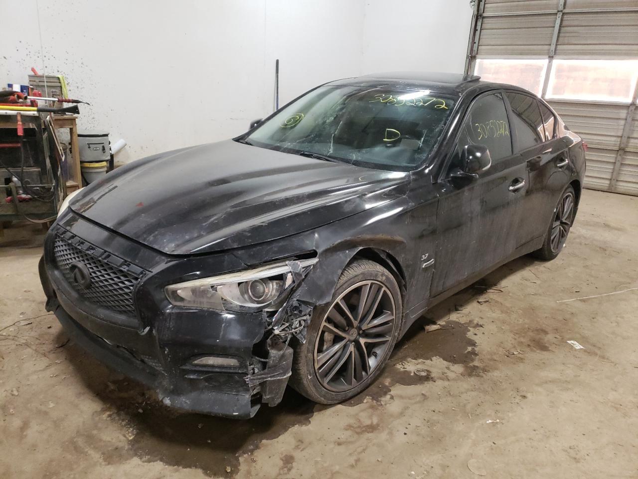 Photo 2 from auction – 2014 INFINITI Q50 BASE with VIN JN1BV7AP7EM675281