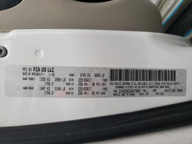 Photo 10 from auction – 2016 DODGE GRAND CARA with VIN 2C4RDGBG2GR278087