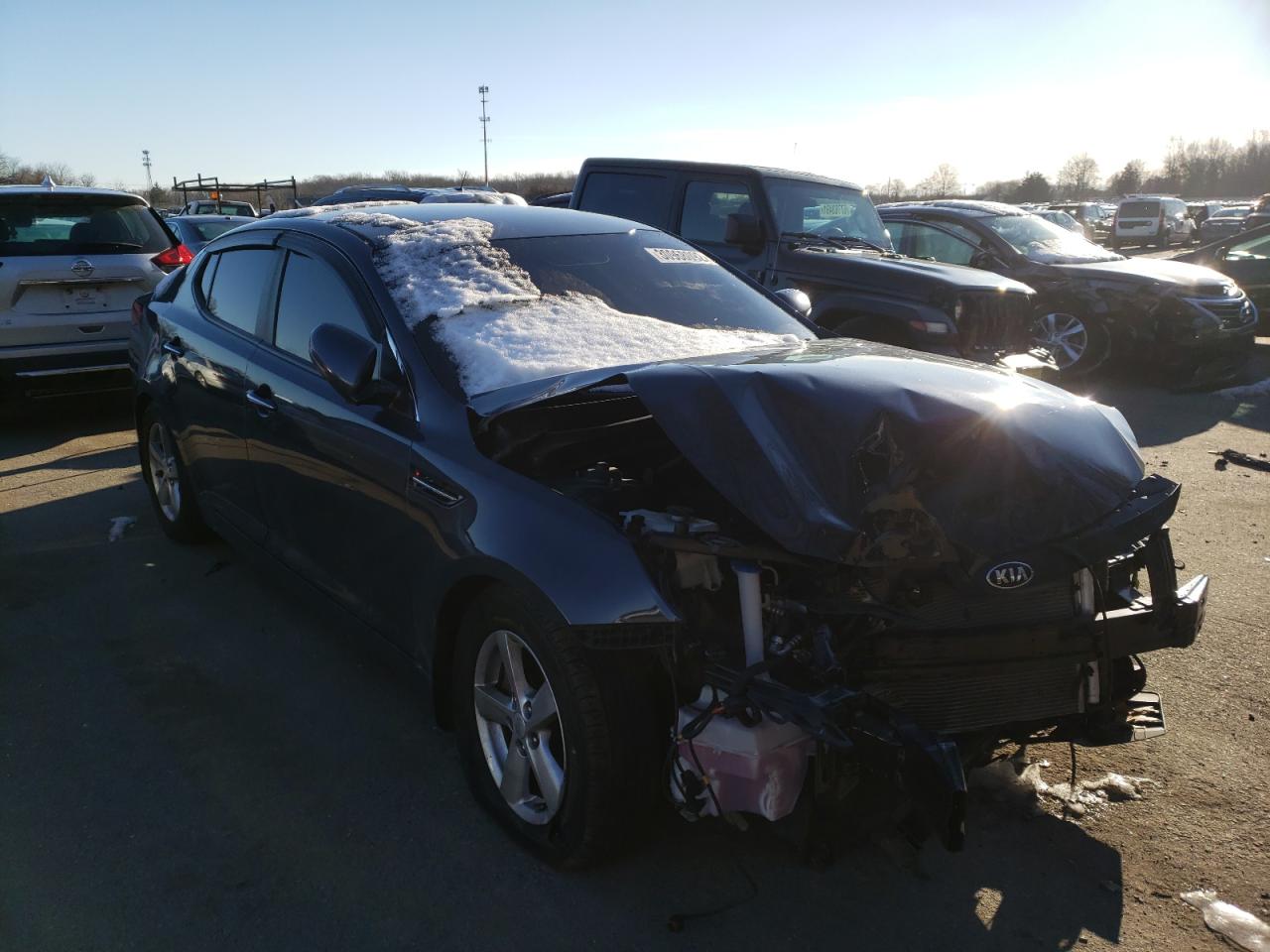 KIA OPTIMA LX 2015 with VIN KNAGM4A76F5606403 - Photo from auction