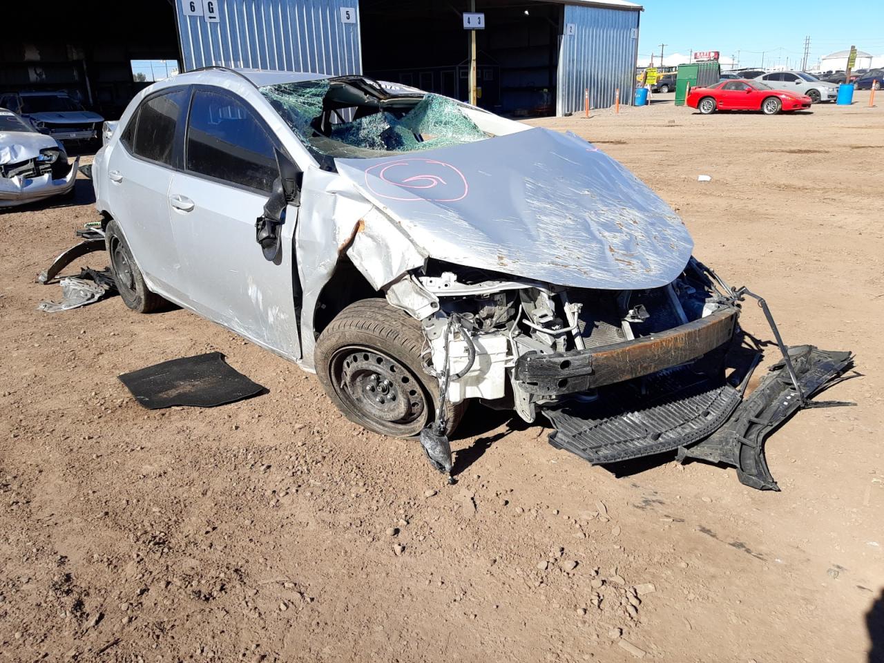 Photo 1 from auction – 2018 TOYOTA COROLLA L with VIN 2T1BURHE8JC055871