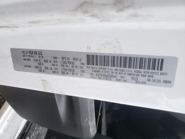 Photo 10 from auction – 2019 RAM PROMASTER with VIN 3C6TRVAG4KE505441
