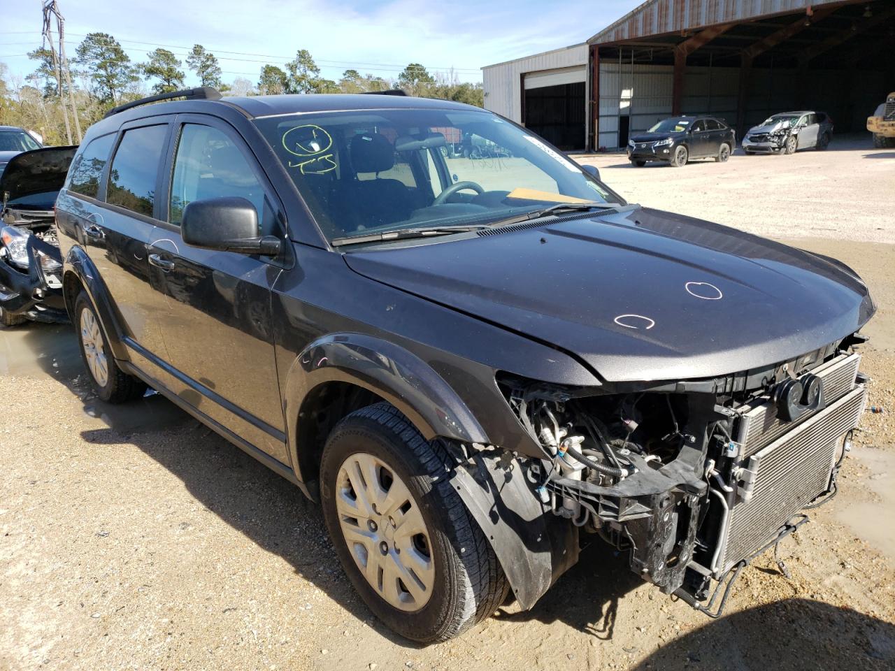 DODGE JOURNEY SE 2017 with VIN 3C4PDCAB3HT552093 - Photo from auction