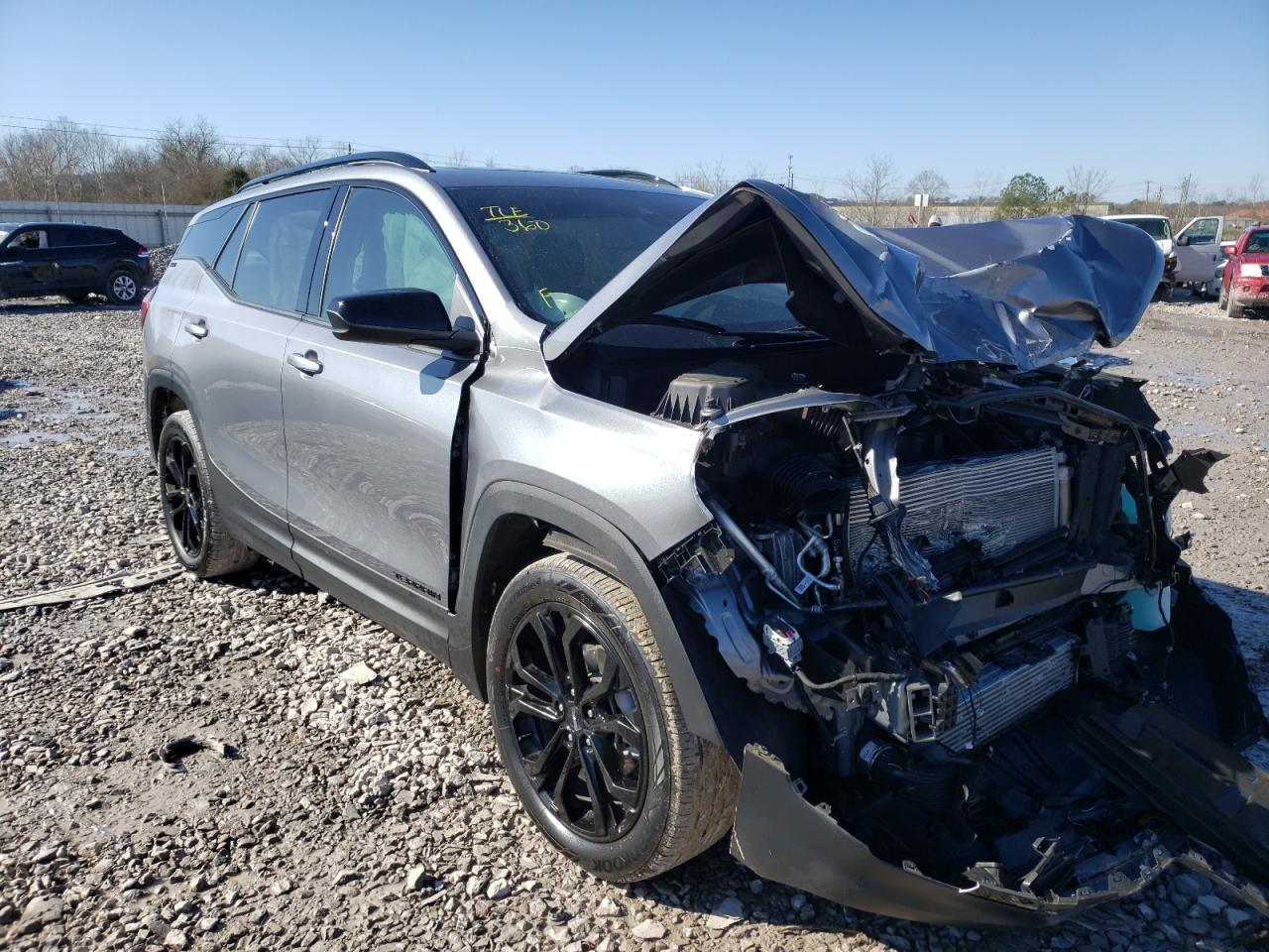 GMC TERRAIN SL 2020 with VIN 3GKALMEV7LL227043 - Photo from auction