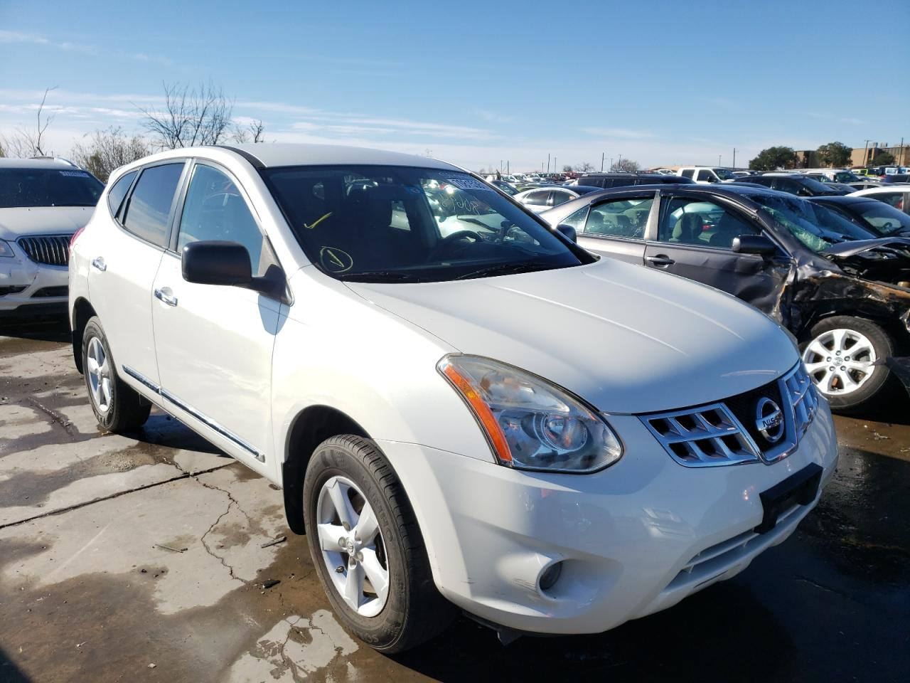 NISSAN ROGUE S 2012 with VIN JN8AS5MT1CW289590 - Photo from auction