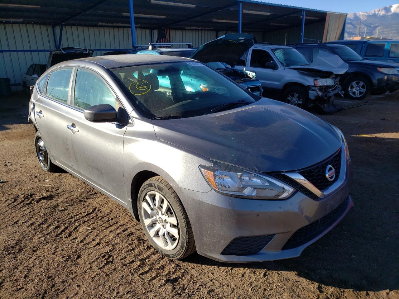 NISSAN SENTRA S 2016 with VIN 3N1AB7AP6GY279850 - Photo from auction