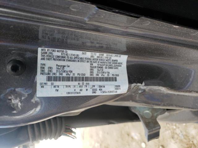 Photo 10 from auction – 2014 FORD FOCUS SE with VIN 1FADP3K28EL229499